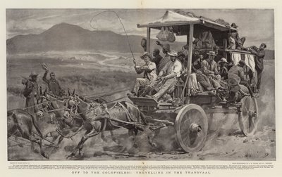 Op naar de Goudvelden!, reizen in de Transvaal door Frank Dadd